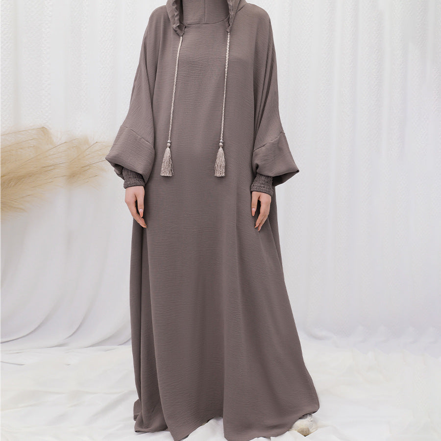 Abaya mit Kapuze